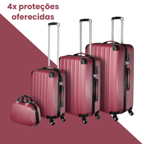 Set de 4 valises Huatravel + Protections offertes !